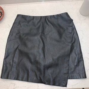 Buddy Love Faux Leather Skirt